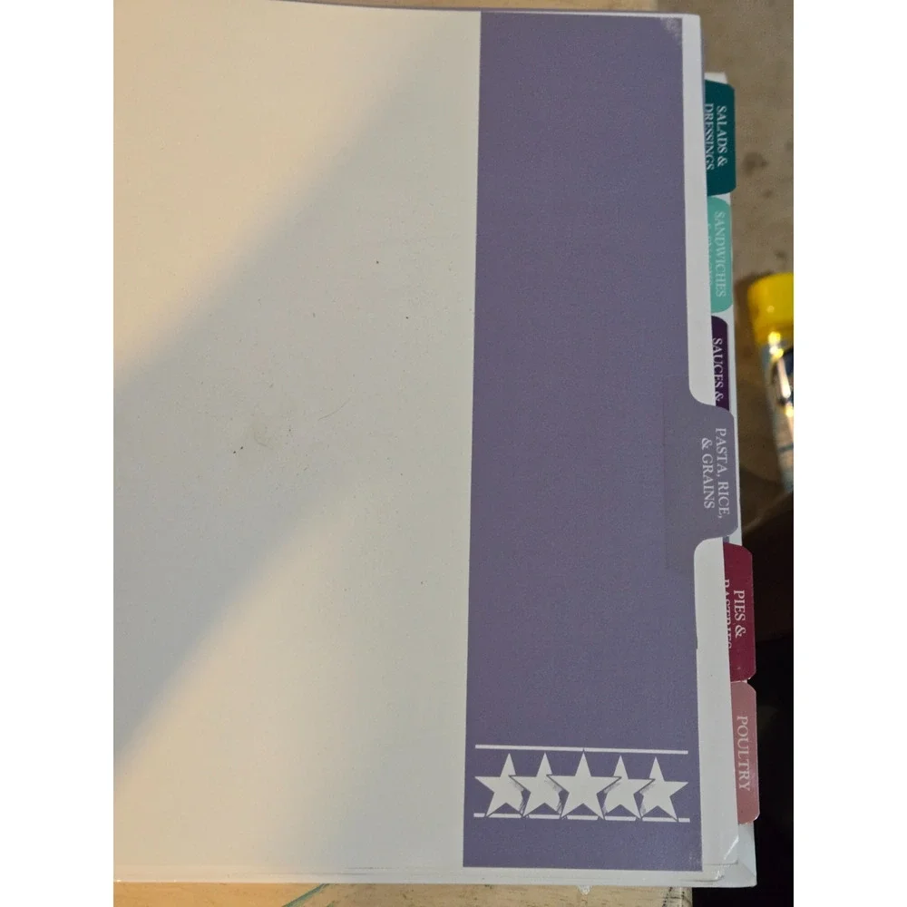 Southern Living Vols 1 & 2 Five-Star Recipe Collection 3 Ring Binders